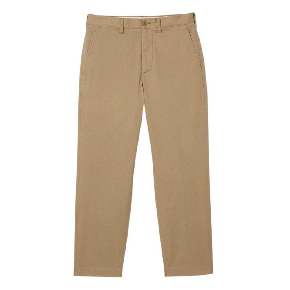 Lacoste Mens Cotton Stretch Chinos / Brown